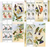 Djibouti  2023 Hummingbirds. (112f) OFFICIAL ISSUE - Segler & Kolibris