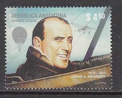 2014 Argentina Newbery Aviation Complete Set Of 1 MNH - Unused Stamps