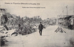 BELGIQUE - BRUXELLES - Désastre De L' Exposition Bruxelles 1910 - Pavillon De La Ville De Paris - Carte Postale Ancienne - Expositions Universelles