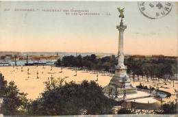 FRANCE - 33 - Bordeaux - Monument Des Girondins Et Les Quinconces - Carte Postale Ancienne - Bordeaux