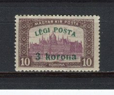HONGRIE - Y&T Poste Aérienne N° 3* - MH - Parlement - Unused Stamps
