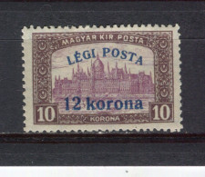 HONGRIE - Y&T Poste Aérienne N° 5* - MH - Parlement - Unused Stamps