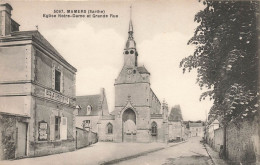 Mamers * église Notre Dame Et Grande Rue Du Village * école Chrétienne De Garçons - Mamers