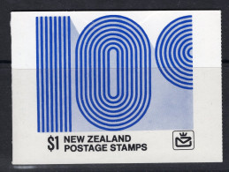 New Zealand 1978-79 QEII - $1 Booklet - Cover Setting II - Complete (SG SB31a) - Servizio