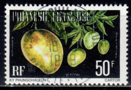 F P+ Polynesien 1977 Mi 13 C Dienstmarke Mango - Gebraucht