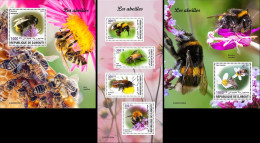 Djibouti 2023, Animals, Bees, 4val In BF +2BF - Abeilles