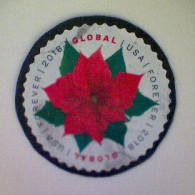 United States, Scott #5311, Used(o), 2018, Global Mail: Poinsettia, ($1.15), Red And Green - Gebruikt