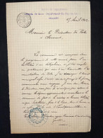 DOCUMENT PUY DE DOME / LAPEYROUSE INSTALLATION D'UN TELEPHONE 1902 - Manuscrits