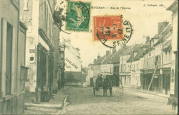 CPA CP Carte Postale Yvelines Houdan Rue De L'enclos J Voltand édit CAD 1917 - Houdan