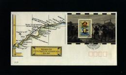 AUSTRALIA - 1991  EXPLORATION OF ALBANY   MS  FINE USED ON FDC - Blocks & Sheetlets