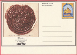 Entier Postal (CP) - Balzers (Liechtenstein) (1992) - Sceau Du Recueil De Lettres K. Et K. à Balzers - Interi Postali