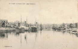 Caen * Le Quai Vendeuvre , Le Bassin à Flot * Navire Bateau Cargo Commerce - Caen