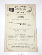 C279 Ancien Buvard - 1930 - Nestlé - Très RARE - Les Fables De Nestlé - Il était Une Bergère - N