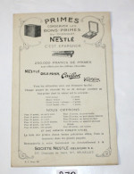 C279 Ancien Buvard - 1930 - Nestlé - Très RARE - Les Fables De Nestlé - Le Roi Dagobert - N