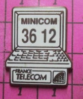 1218B Pin's Pins / Beau Et Rare / INFORMATIQUE / MINITEL MINICOM 36 12 FRANCE TELECOM - Informatique