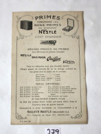 C279 Ancien Buvard - 1930 - Nestlé - Très RARE - Les Fables De Nestlé - La Bonne Aventure - N