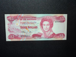 BAHAMAS * : 3 DOLLARS   L.1974 (1984)   P 44a      NEUF - Bahama's