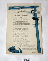 C279 Ancien Buvard - 1930 - Le Petit Navire - Beuville - N