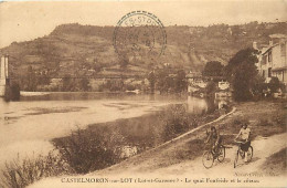 - Dpts Div.- Ref-BJ897- Lot Et Garonne - Castelmoron Sur Lot - Le Quai Fonfrède Et Le Côteau - - Castelmoron