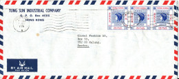 Hong Kong Air Mail Cover Sent To Sweden Kowlon 4-7-1978 - Lettres & Documents