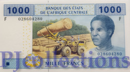 CENTRAL AFRICAN STATES 1000 FRANCS 2002 PICK 507F UNC - República Centroafricana