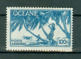 Ets FRANCAIS De L'OCEANIE - P.A. N°18** MNH - SCAN DU VERSO. Gravé. - Oceania (Other)