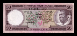 Equatorial Guinea Ecuatorial 50 Ekuele 1975 Pick 5 Sc- AUnc - Guinea Equatoriale