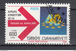 Turkije Mi 2856 Europa  40 Jaar Gestempeld - Gebraucht