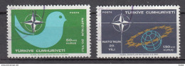 Turkije Mi 2120,2121 Nato Gestempeld - Gebraucht