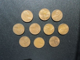 AUSTRALIE : Lot 10 X 2 Cents 1981   KM 63 Majoritairement , Sinon Toutes SUPERBE - Lots & Kiloware - Coins