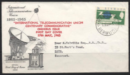 Bermuda (A56) 1965 Centenary Of ITU. First Day Cover. - Bermuda