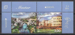 Bosnien U. Herzegowina Croat. / Bosnia (2012)  Mi.Nr.  337 + 338  Gest. / Used  (2fl12)  EUROPA -Paar / Pair - 2012