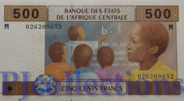 CENTRAL AFRICAN STATES 500 FRANCS 2002 PICK 306Ma UNC - Zentralafrik. Rep.