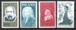 Islande Y&T N° 458 - 459 - 460 - 461  Mi N° 505 - 506 - 507 - 508 Neuf ** Sans Trace Superbe - Usati