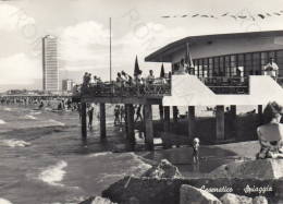 CARTOLINA  CESENATICO,CESENA,EMILIA ROMAGNA-SPIAGGIA,MARE,ESTATE,VACANZA,BARCHE A VELA,BELLA ITALIA,VIAGGIATA 1964 - Cesena