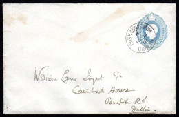 1918 Special Cancel: GB STO KGV Envelope With 2½d Light Blue, Cancelled With A Superb, Crisp IRISH CONVENTION - Préphilatélie