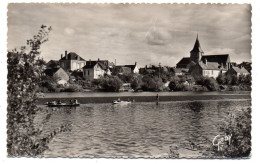 MALICORNE --1955 -- Vue D'ensemble Et Le Barrage (petite Animation).....timbre ...cachet....griffes - Malícorne Sur Sarthe