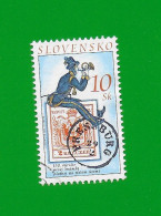 SLOVAKIA REPUBLIC 2000 Gestempelt°Used/Bedarf  MiNr. 369 #  "POST # Postillion" - Gebraucht