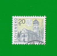 SLOVAKIA REPUBLIC 2000 Gestempelt°Used/Bedarf  MiNr. 373 #  "FREIMARKE # Städte # Wachturm" - Used Stamps