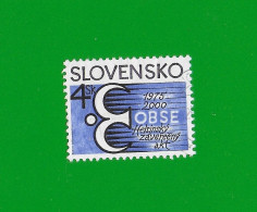 SLOVAKIA REPUBLIC 2000 Gestempelt°Used/Bedarf  MiNr. 374 #  "Helsinki Konferenz # KSZE" - Usati
