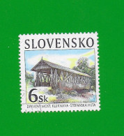 SLOVAKIA REPUBLIC 2000 Gestempelt°Used/Bedarf  MiNr. 378 #  "Holzbrücke" - Used Stamps