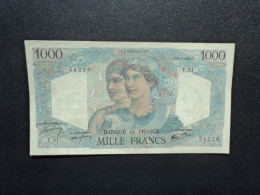 FRANCE : 1000 FRANCS   28.6.1945    FAYETTE 41 / PICK 130a     TTB+ * - 1 000 F 1945-1950 ''Minerve Et Hercule''