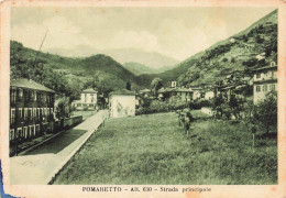 ITALIE - S18849 - Pomaretto - Strada Principale - 15x10 Cm - Otros Monumentos Y Edificios