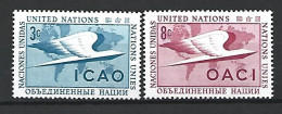 Timbre  Nations  Unies New York En Neuf * N 31/32 - Unused Stamps