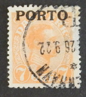 DANEMARK TAXE YT 3 OBLITÉRÉ ANNÉE 1921 - Port Dû (Taxe)