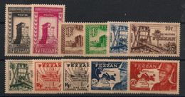 FEZZAN - 1949 - N°Yv. 43 à 53 - Série Complète - Neuf Luxe ** / MNH / Postfrisch - Unused Stamps