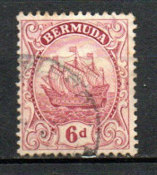 Col33 Colonie Britannique Amérique Nord Bermudes 1910 N° 45 Oblitéré Cote : 13,50€ - Bermuda