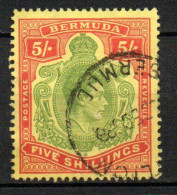 Col33 Colonie Britannique Amérique Nord Bermudes 1910 N° 50 Oblitéré Cote : 90,00€ - Bermuda