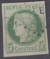 #196 COLONIES GENERALES N° 17 Oblitéré Losange MQE (Martinique) - Cérès