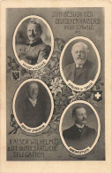 Zum Besuch Des Deutschen Kaisers In Der Schweiz 1912 Forrer Motta Hoffmann Die Bundessträliche Délégation - Altri & Non Classificati